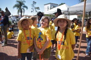 happy kids at camp