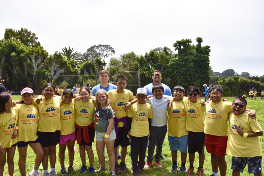 group of kids at camp