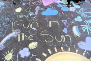 chalk painting